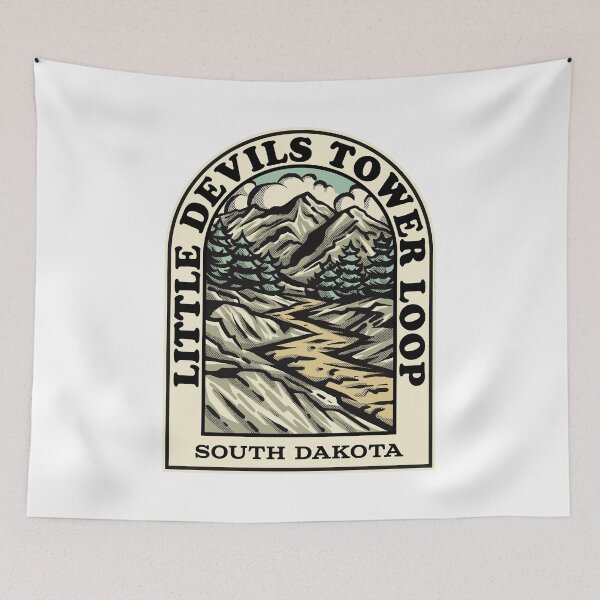 Item preview, Little Devils Tower Loop South Dakota hiking backpacking trail designed and sold by HalpinDesign.