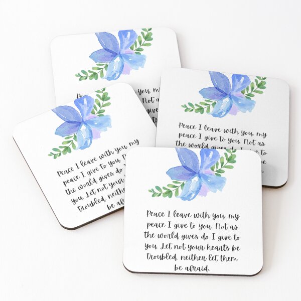 Item preview, Christian Merch - Peace I leave with you; my peace I give to you. Not as the world gives do I give to you. Let not your hearts be troubled, neither let them be afraid.  -  John 14:27 designed and sold by SwordScripts.