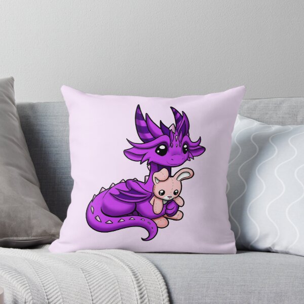 Artikelvorschau, Drache mit Hase Plushie entworfen und verkauft von Dragons and Beasties.