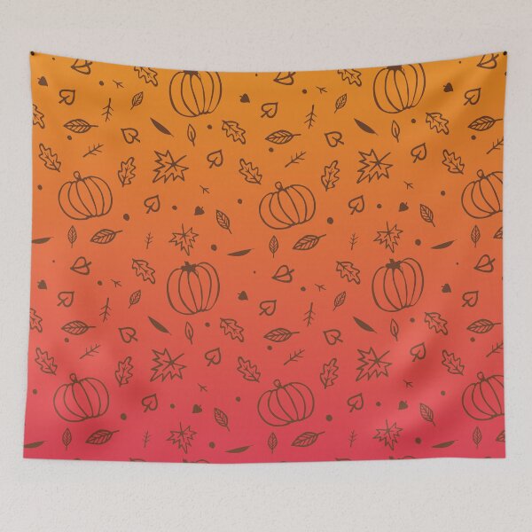Item preview, Ombre Pumpkin All Over Print Pattern  designed and sold by azitabella.