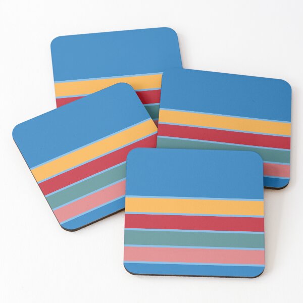 Item preview, Large Multicolour Horizontal Stripes Pattern designed and sold by worldways.