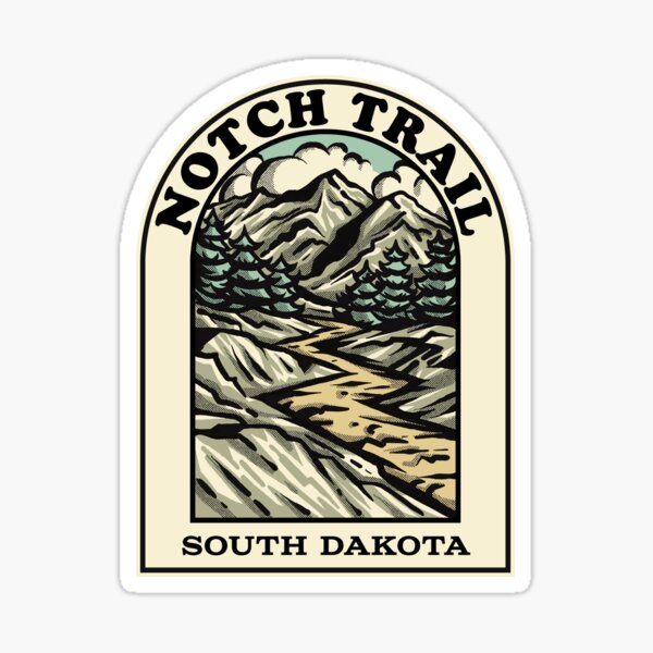 Item preview, Notch Trail South Dakota hiking backpacking trail designed and sold by HalpinDesign.