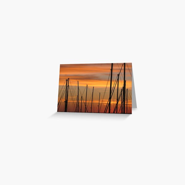 Marina Masts Greeting Card