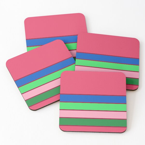 Item preview, Large Multicolour Horizontal Stripes Pattern 2 designed and sold by worldways.