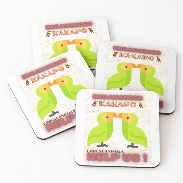 Item preview, Kakapo Endangered Birds designed and sold by yassooarts.