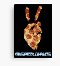 Give Pizza Chance Canvas Print