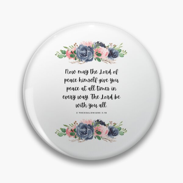 Item preview, 2 Thessalonians 3:16 Bible Verse, 'Now May the Lord of Peace Himself Give You Peace' Christian Merch, Inspirational Scripture for Peace and Comfort designed and sold by SwordScripts.