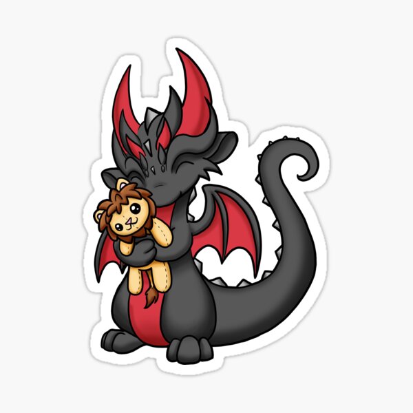 Item preview, Dragon with Lion Plushie designed and sold by Dragons and Beasties.