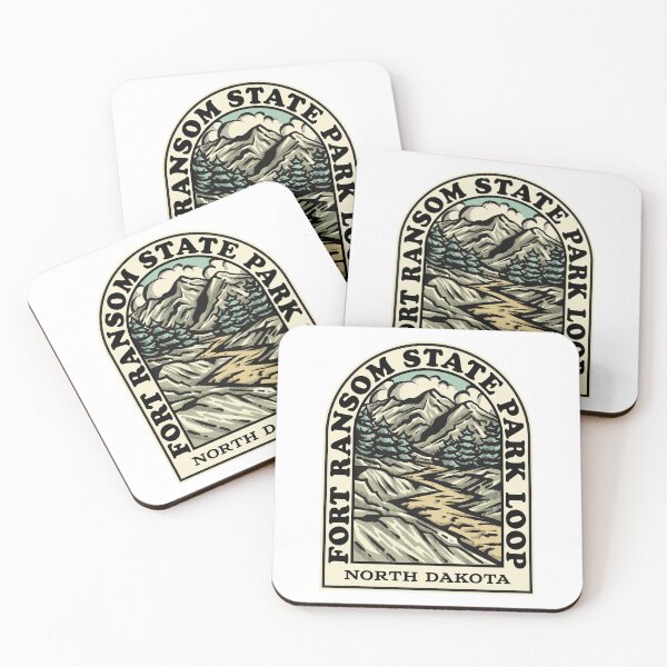 Item preview, Fort Ransom State Park Loop North Dakota hiking backpacking trail designed and sold by HalpinDesign.