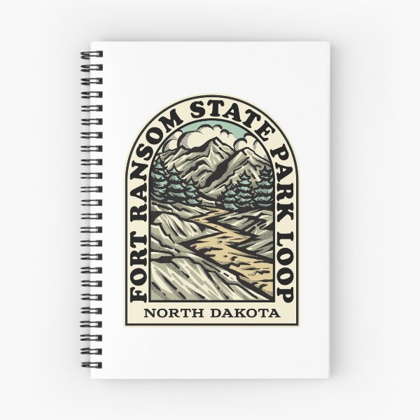 Item preview, Fort Ransom State Park Loop North Dakota hiking backpacking trail designed and sold by HalpinDesign.