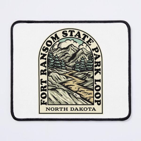 Item preview, Fort Ransom State Park Loop North Dakota hiking backpacking trail designed and sold by HalpinDesign.