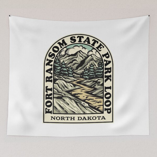 Item preview, Fort Ransom State Park Loop North Dakota hiking backpacking trail designed and sold by HalpinDesign.