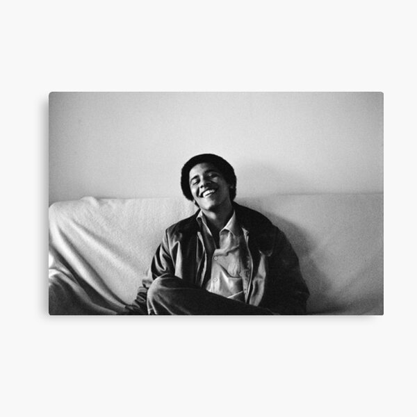 Young Obama Canvas Print