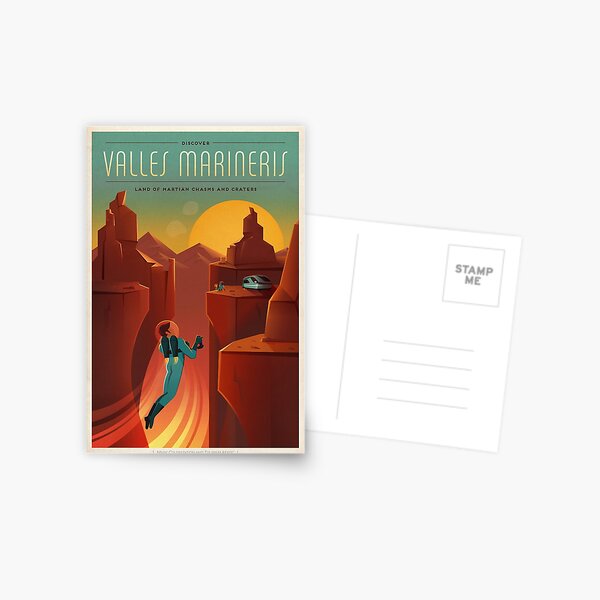 Item preview, SpaceX Mars Colonization and Tourism Association: Valles Marineris (8K resolution) designed and sold by bobbooo.