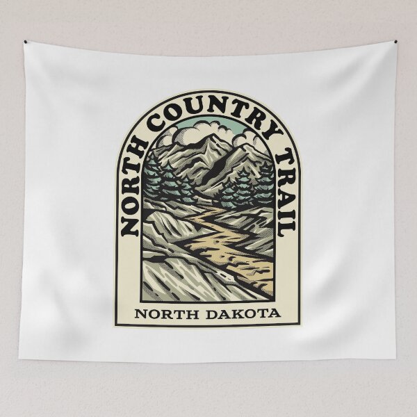 Item preview, North Country Trail North Dakota hiking backpacking trail designed and sold by HalpinDesign.