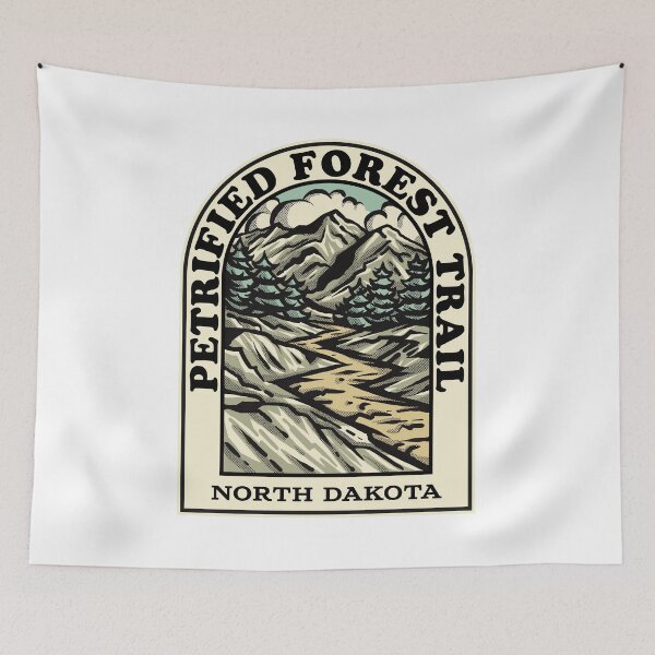 Item preview, Petrified Forest Trail North Dakota hiking backpacking trail designed and sold by HalpinDesign.