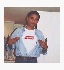 Young Obama Photographic Print