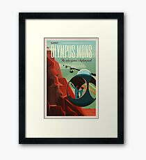 SpaceX Mars Colonization and Tourism Association: Olympus Mons Framed Print