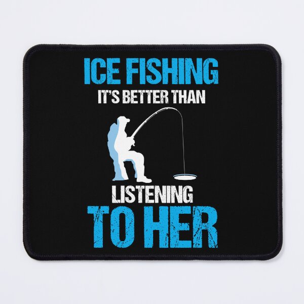 Item preview, Ice Fishing Winter Ice Hole Anglers Holiday Gift designed and sold by haselshirt.