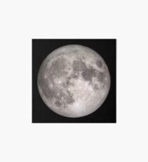 The Full Moon - HD Photo Of the Moon - Art Board