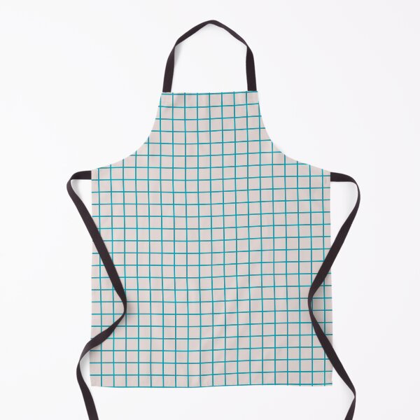 Item preview, Grid With Thin Turquoise Lines designed and sold by KeksWorkroom.