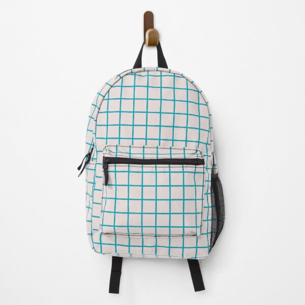 Item preview, Grid With Thin Turquoise Lines designed and sold by KeksWorkroom.
