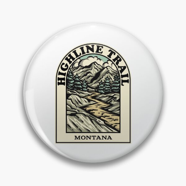 Item preview, Highline Trail Montana hiking backpacking trail designed and sold by HalpinDesign.