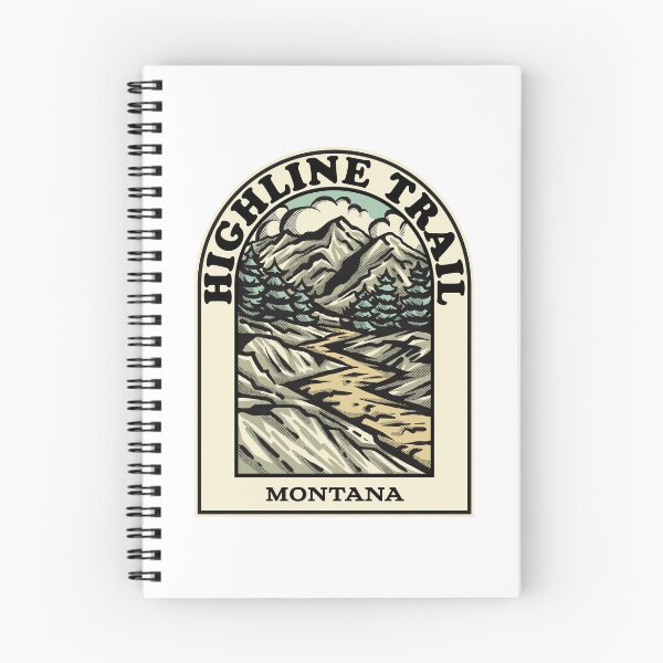 Item preview, Highline Trail Montana hiking backpacking trail designed and sold by HalpinDesign.
