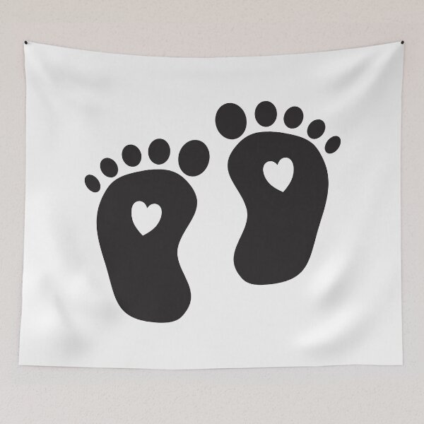 Item preview, Baby Footprint heart designed and sold by Ashlison.