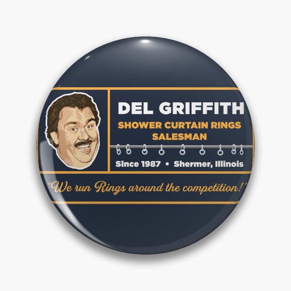 Item preview, Del Griffith Shower Curtain Rings Salesman designed and sold by Alema Art.
