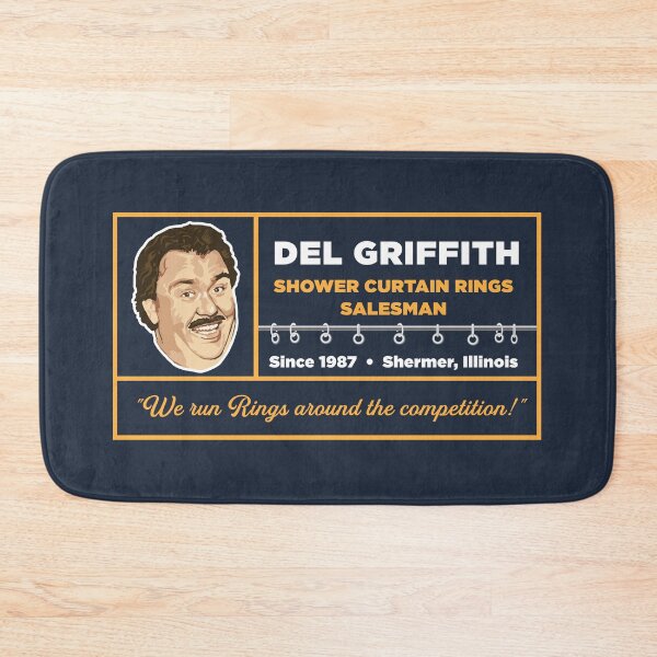 Artikelvorschau, Del Griffith Duschvorhang Ringe Verkäufer entworfen und verkauft von Alema Art.