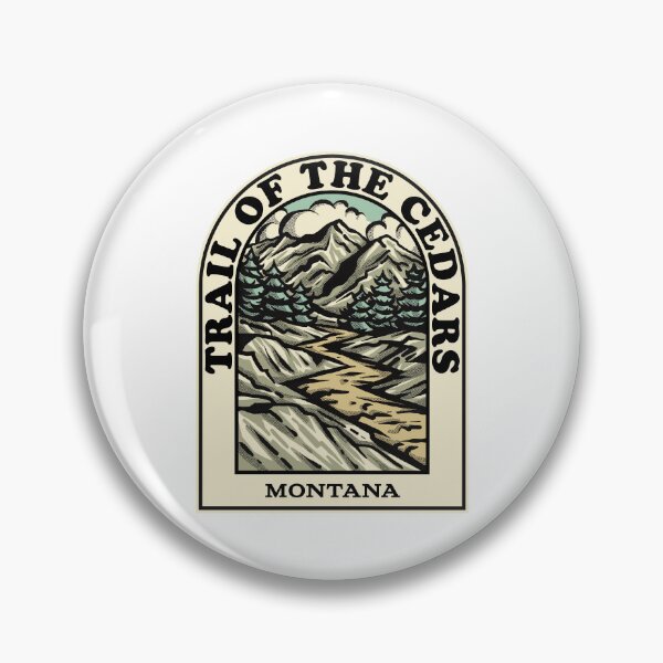 Item preview, Trail of the Cedars Montana hiking backpacking trail designed and sold by HalpinDesign.