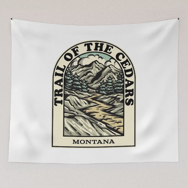 Item preview, Trail of the Cedars Montana hiking backpacking trail designed and sold by HalpinDesign.