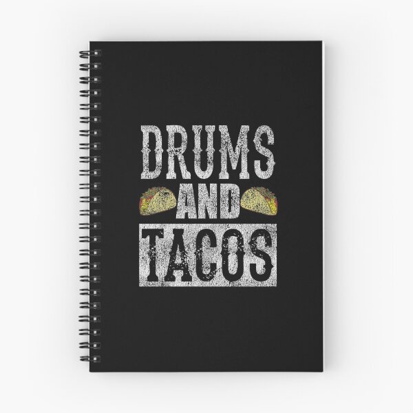 Item preview, Drums and Tacos Funny Taco Band Distressed designed and sold by Tee Kaboom!.