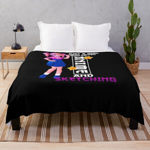 Item preview, Anime And Sketching, Just A Girl Who Loves Anime Teen Girls T-Shirt designed and sold by Kamnna.