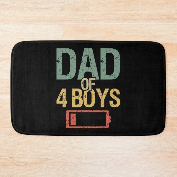 Item preview, Tired Dad Of 4 Boys I designed and sold by Lemon Pepper.