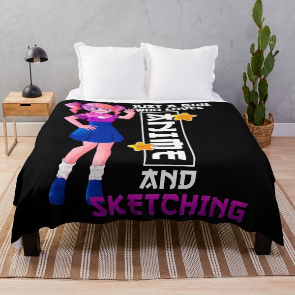 Item preview, Anime And Sketching, Just A Girl Who Loves Anime Teen Girls T-Shirt designed and sold by Kamnna.