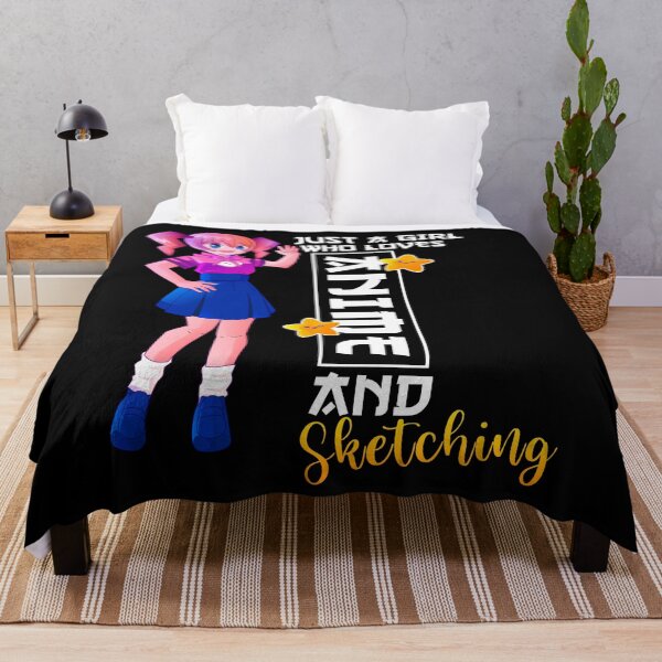 Item preview, Anime And Sketching, Just A Girl Who Loves Anime Teen Girls T-Shirt designed and sold by Kamnna.