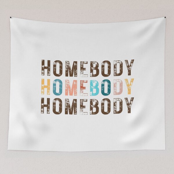 Artikelvorschau, Homebody - Vintage-Schriftart Homebody Introvertiertes Design entworfen und verkauft von Pawfect-Purr.