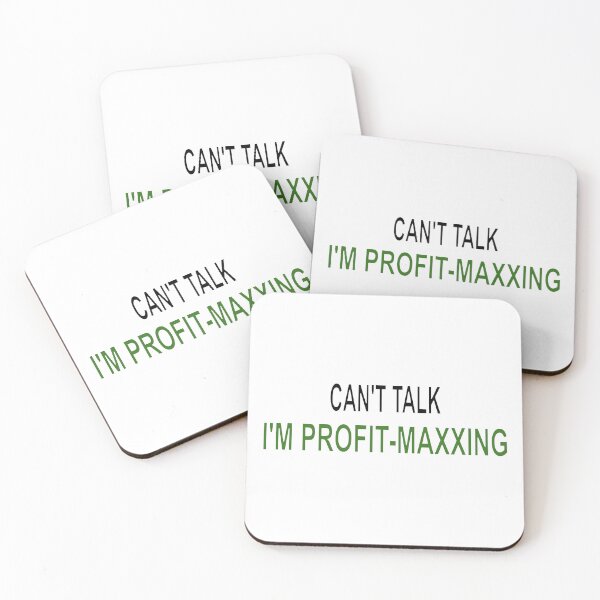 Item preview, Cant Talk, Im Profit-Maxxing designed and sold by AntiPolitical.