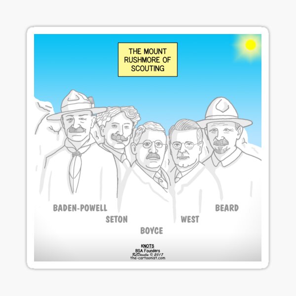 Founders of Modern Scouting Sticker