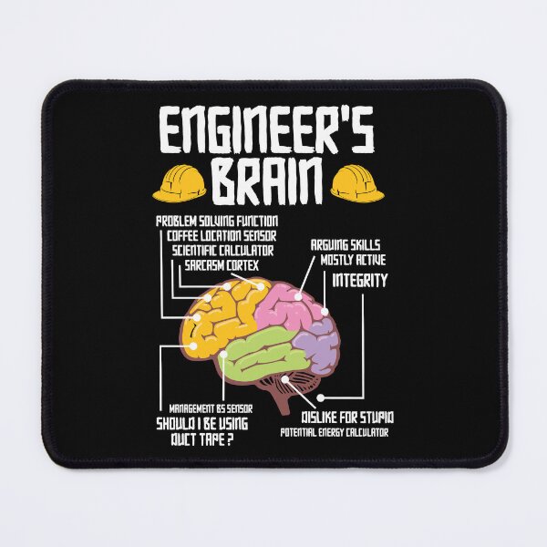 Item preview, Engineer's Brain Engineering Profession Graphic Gift designed and sold by haselshirt.
