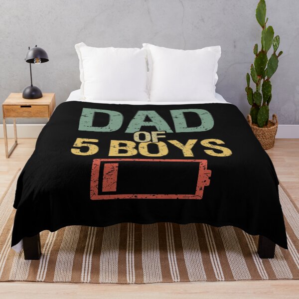 Item preview, Tired Dad Of 5 Boys I designed and sold by Lemon Pepper.