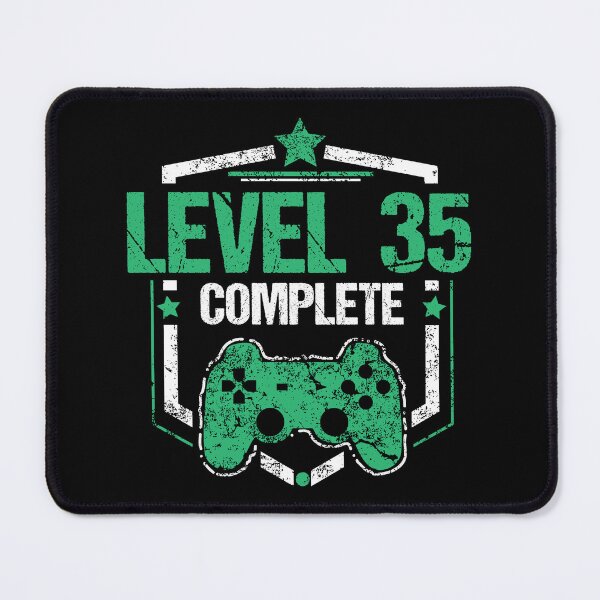 Item preview, Gamer Shirt Level 35 Complete Gaming Birthday Gift Tee designed and sold by haselshirt.