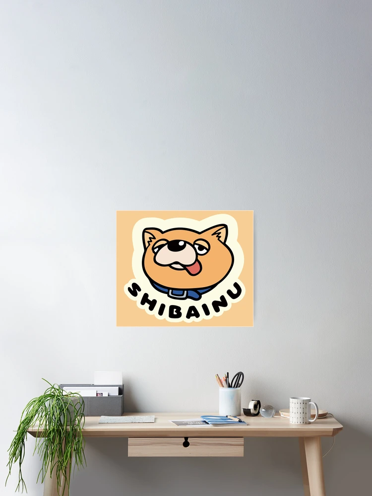 Thumbnail 2 of 3, Poster, Shibainu designed and sold by Sakuga Drip.