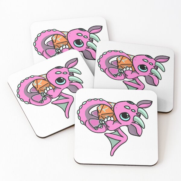 Item preview, Cute Pink and Orange Dice Goblin Dragon Baby designed and sold by Winging-It.