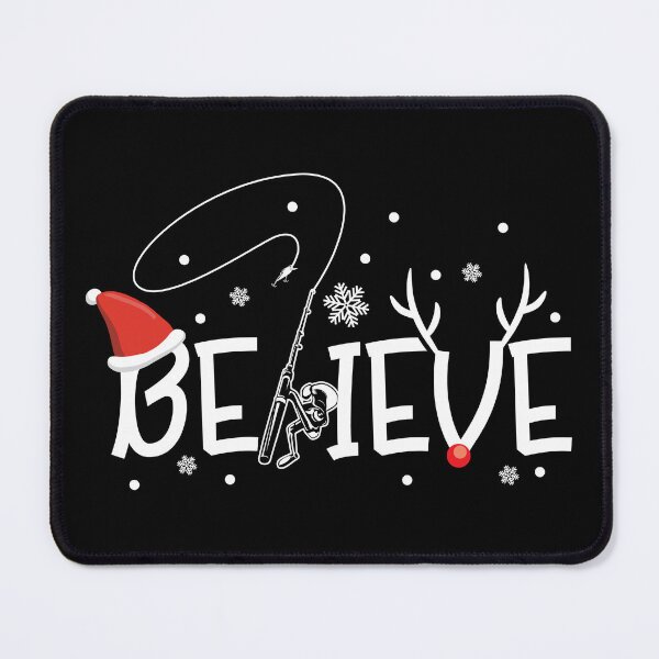 Item preview, Funny Christmas Xmas Fishing Believe Holiday Gift Idea designed and sold by haselshirt.