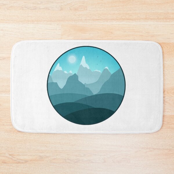 Item preview, Mountains on the Hills designed and sold by Nightlea.