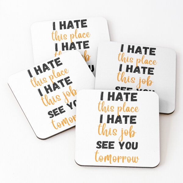 Item preview, So Funny I Hate This Place I Hate This Jjob See You Tomorrow Classic Fans designed and sold by Pykeloknight535.