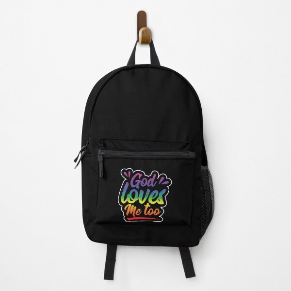 Item preview, LGBT Gay Pride Lesbian God Loves Me Too designed and sold by haselshirt.